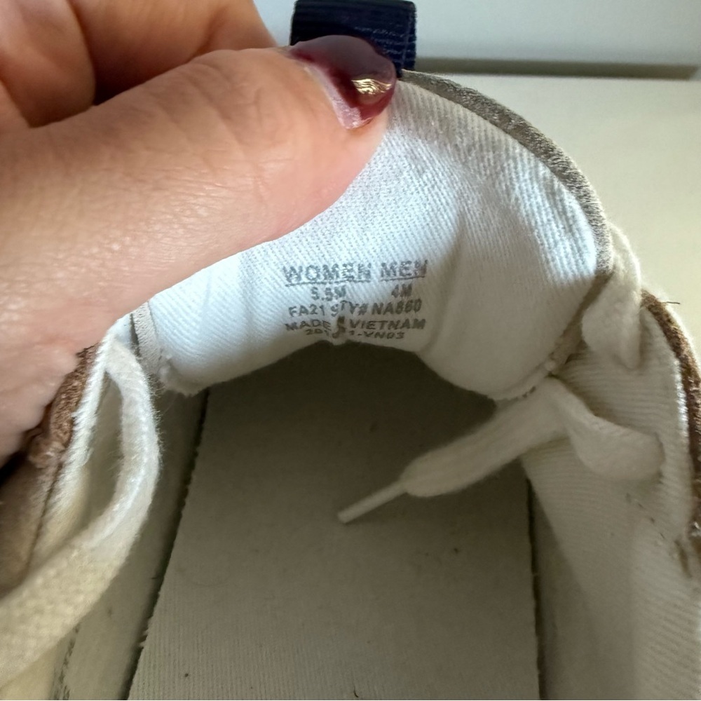 Madewell MWL Kickoff Trainers Sneakers Tan Suede Women’s 5.5 - Picture 11 of 12